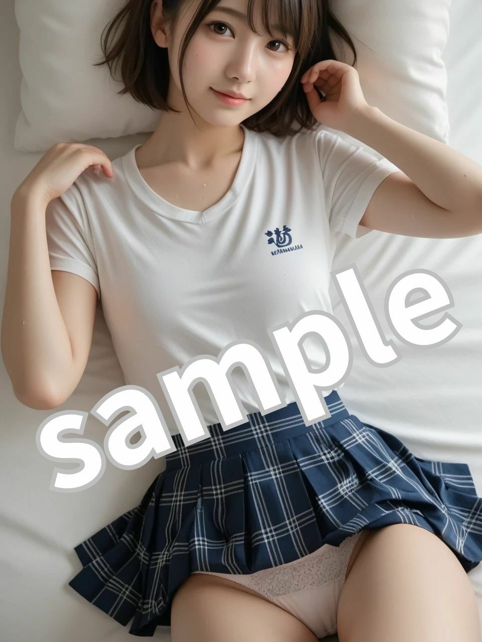 サンプル画像4:AI制服美少女 お試しモード（イメージビデオ収録）(kuniyoshi) [d_592684]