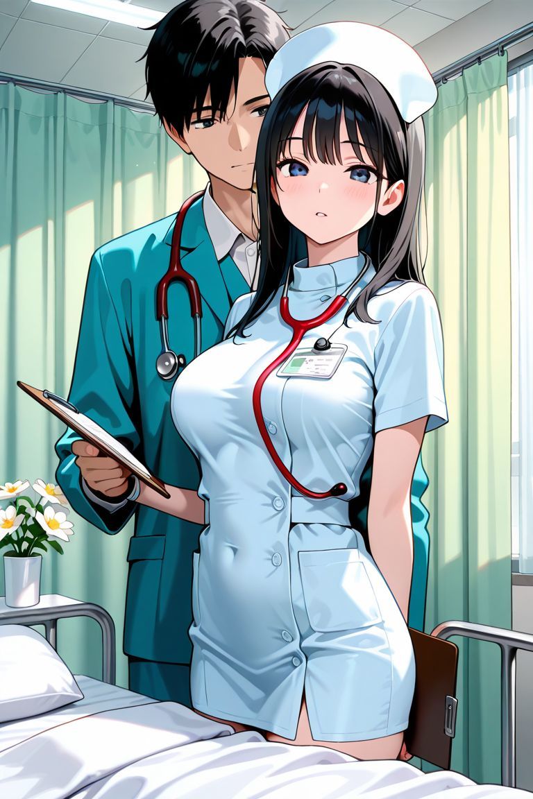 サンプル画像1:痴女ナースの特別な処理(恥ててて) [d_592779]