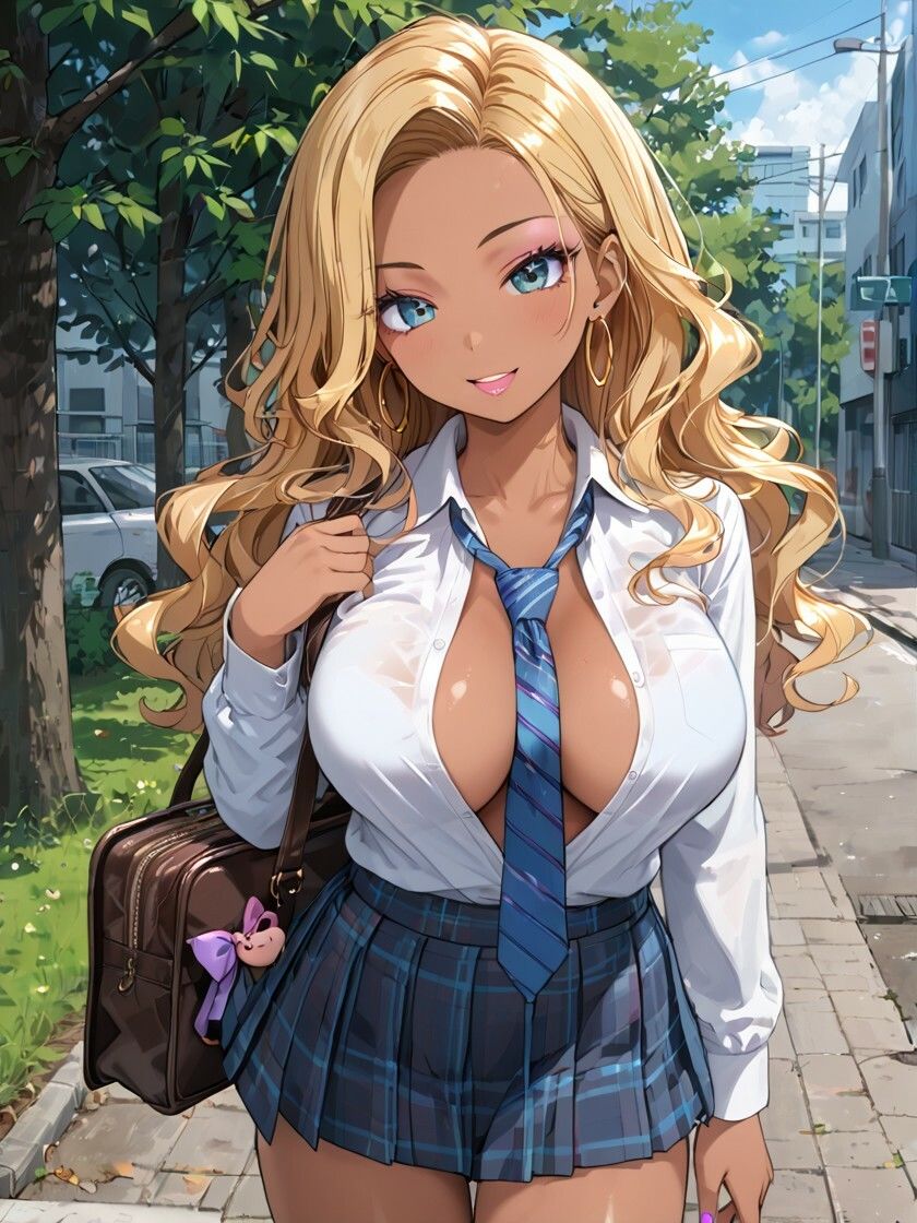 ギャル 男を幸せにする為 ち〇こをしゃぶります 画像1