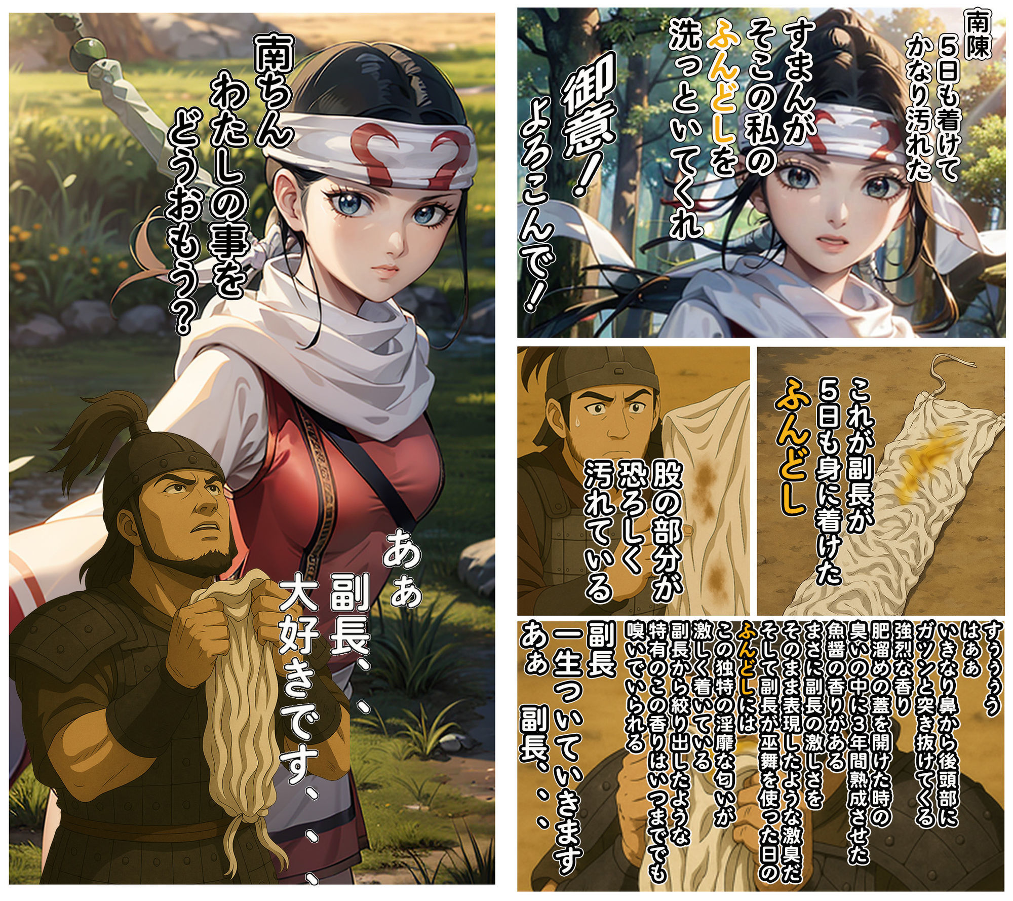 副長の汚れたふんどし! 画像1