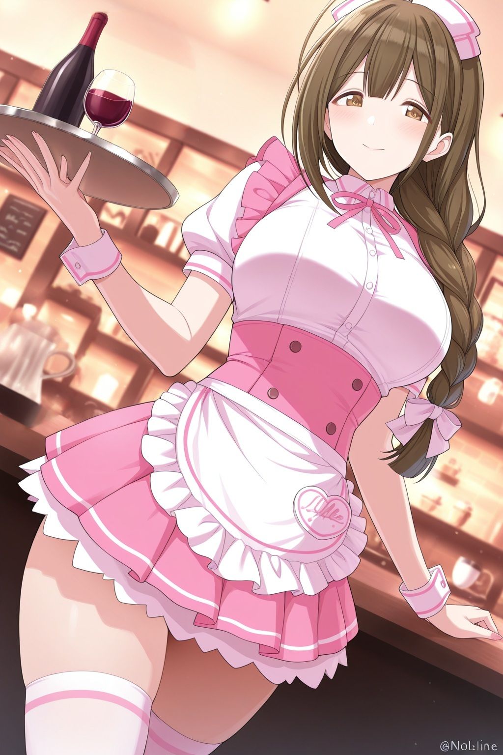 サンプル画像1:桑山千雪 ウェイトレスでキモおじ接待(HI) [d_592843]