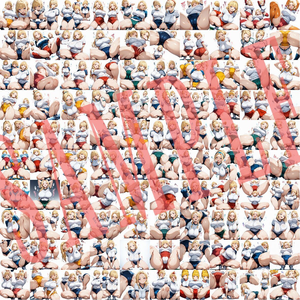 サンプル画像5:体操着キャラクターコレクション（Lサイズ）Vol.01(滝ノ川技術研究所) [d_592900]