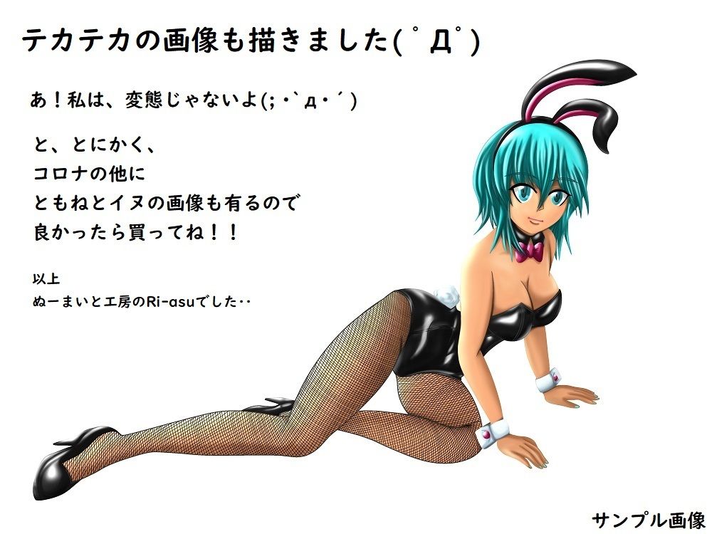 サンプル画像2:福山さん6月の事で！バニーガールの衣装(ぬーまいと工房) [d_592954]