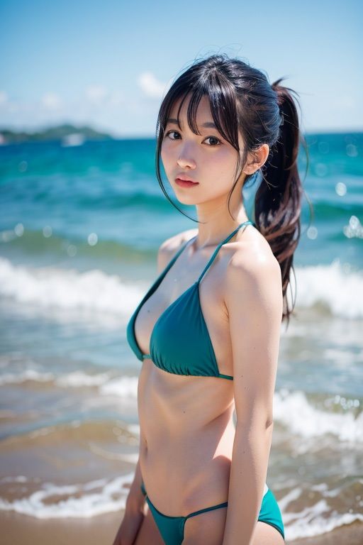 AI美女写真集「夏!ビキニ」No.8 画像1
