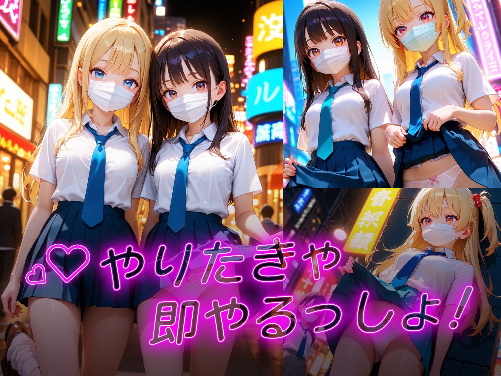 サンプル画像1:ふたりの淫行同好会(フワガールズ) [d_592981]