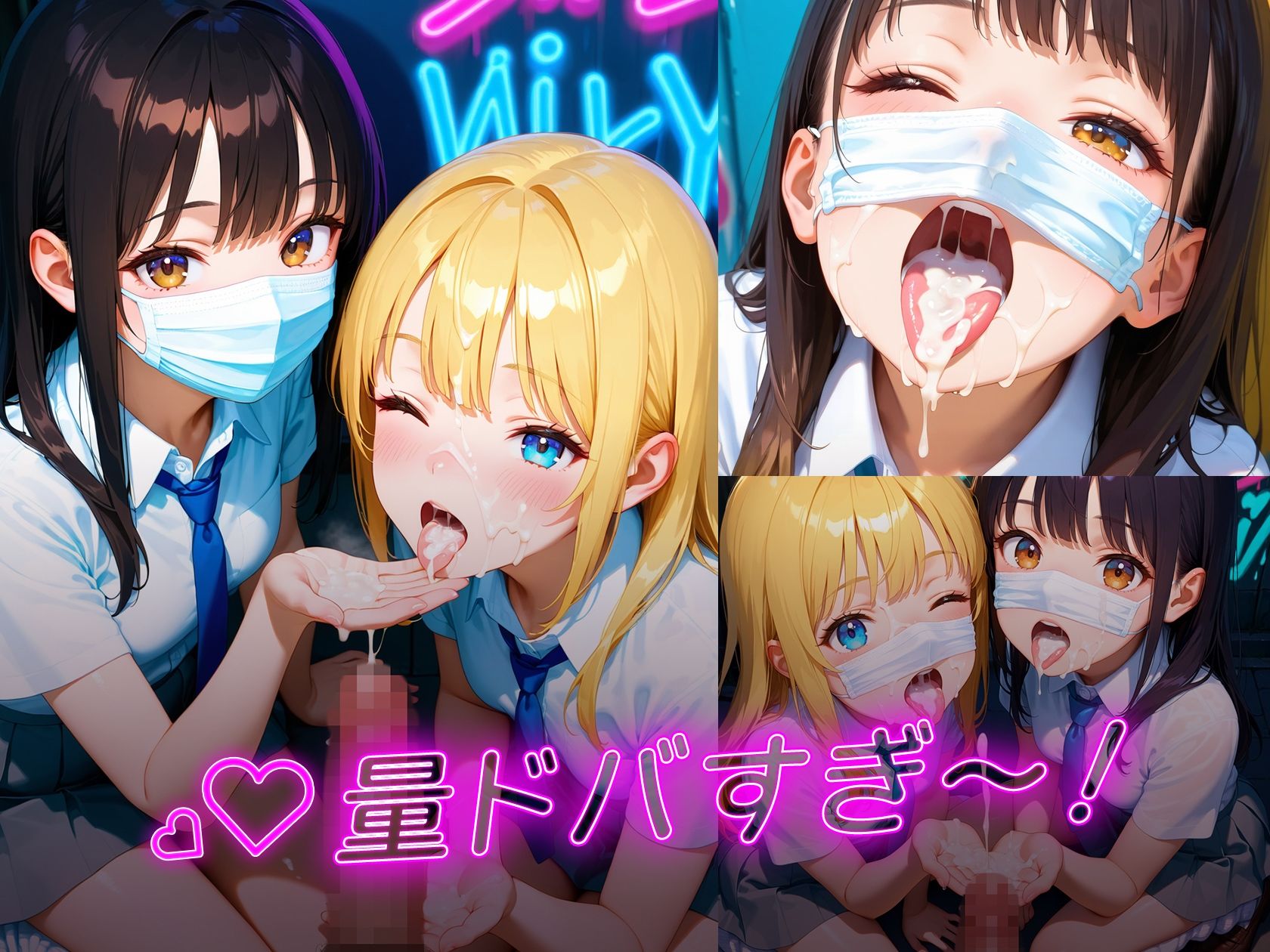 サンプル画像4:ふたりの淫行同好会(フワガールズ) [d_592981]