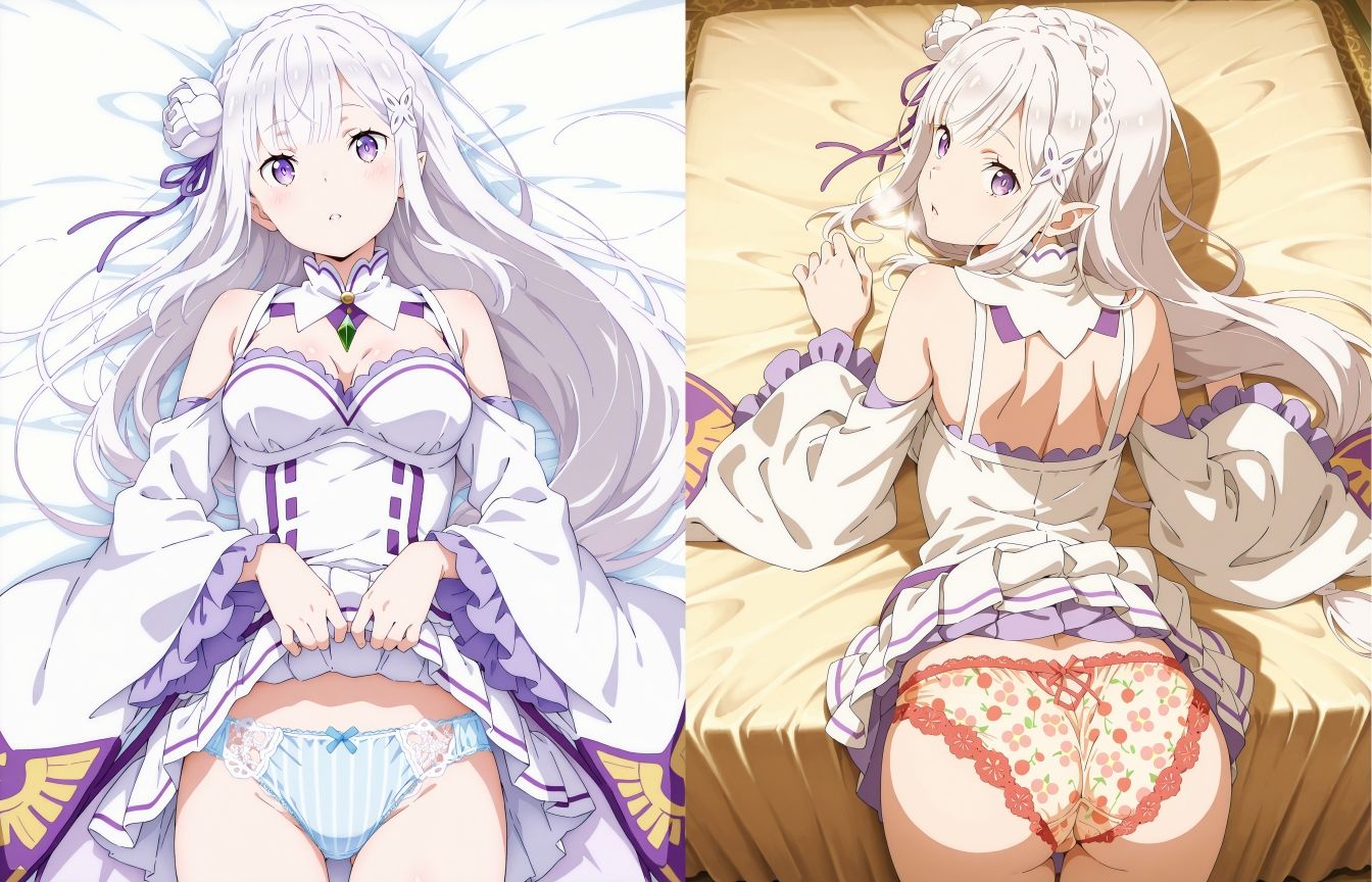 サンプル画像2:ハーフエルフのパンツ(五本木ポメ) [d_592983]