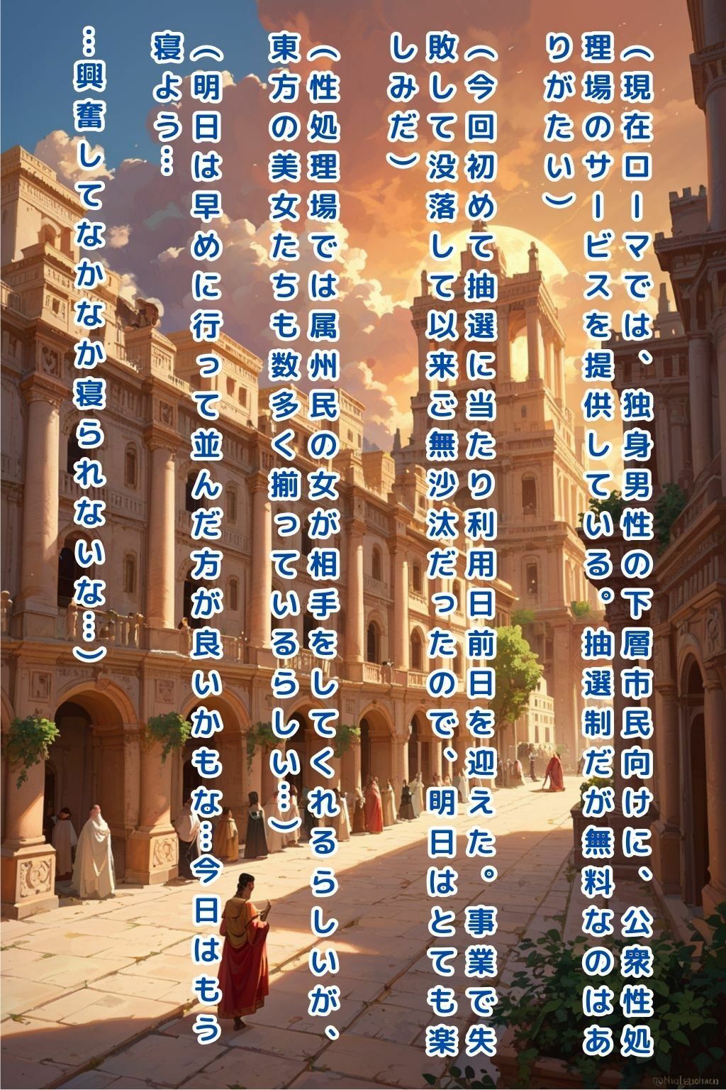 古代ローマの公衆性処理場〜ゲルマン人少女との出会い〜【セリフ付き本編23P】 画像1
