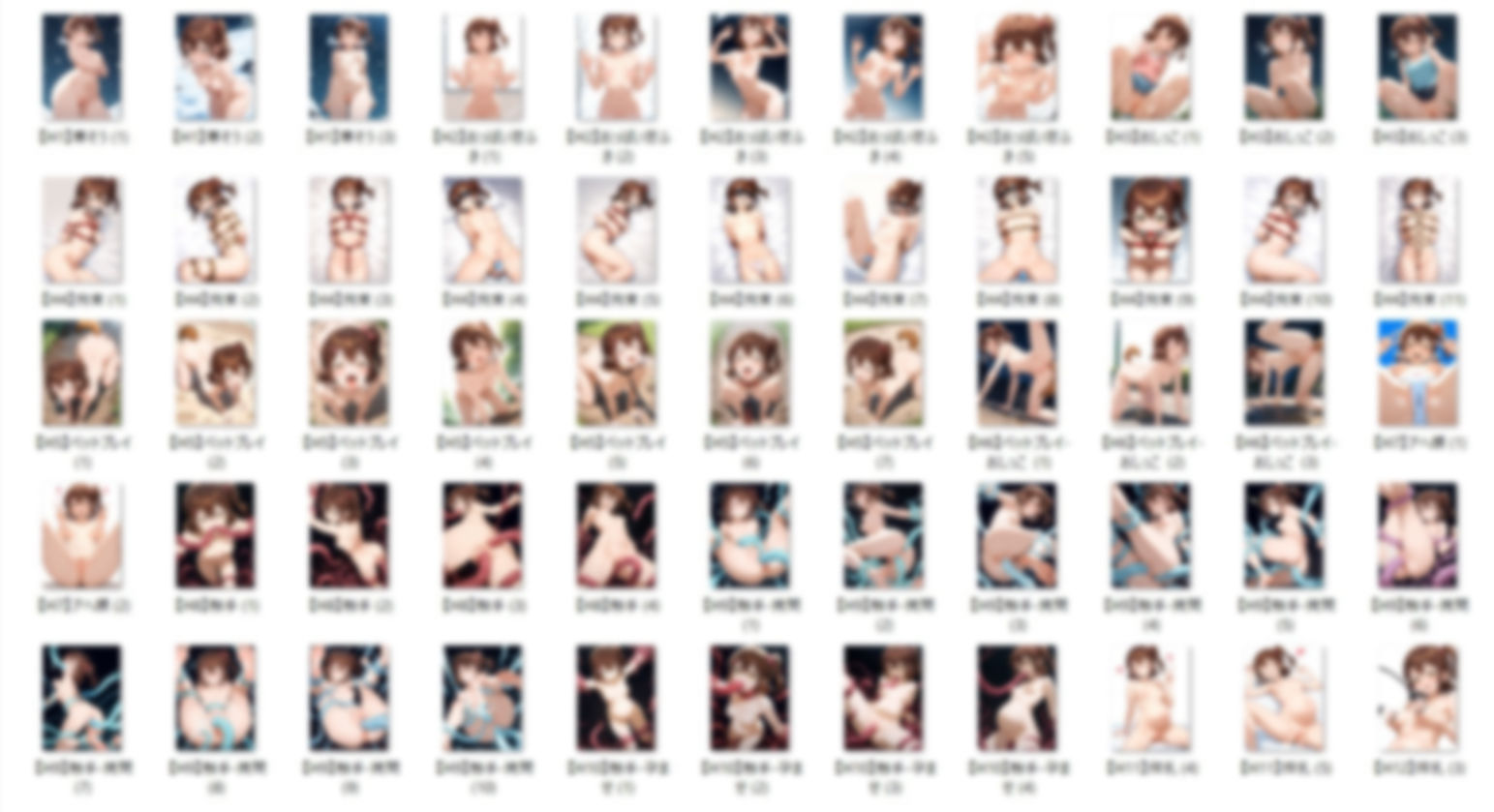【R18】K.M イラスト集 (SDXL使用) 画像5