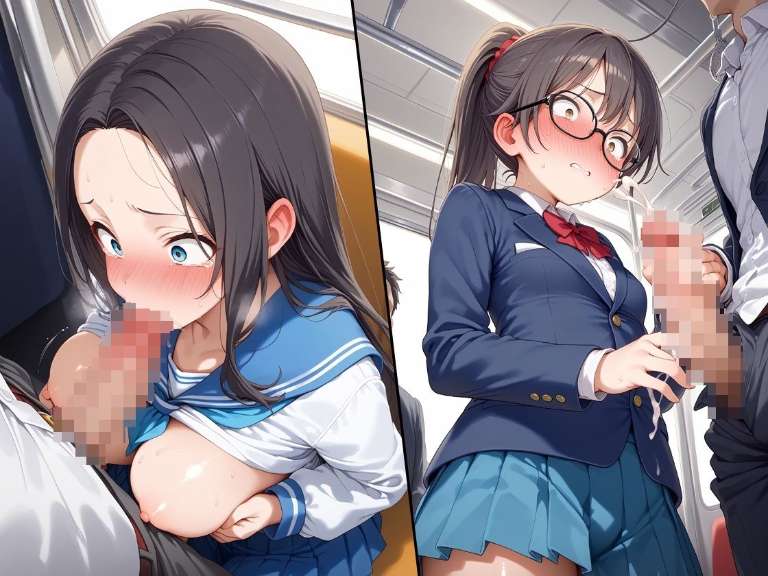 サンプル画像3:痴〇集団にイカされちゃう制服娘2(猫パンチ) [d_593086]