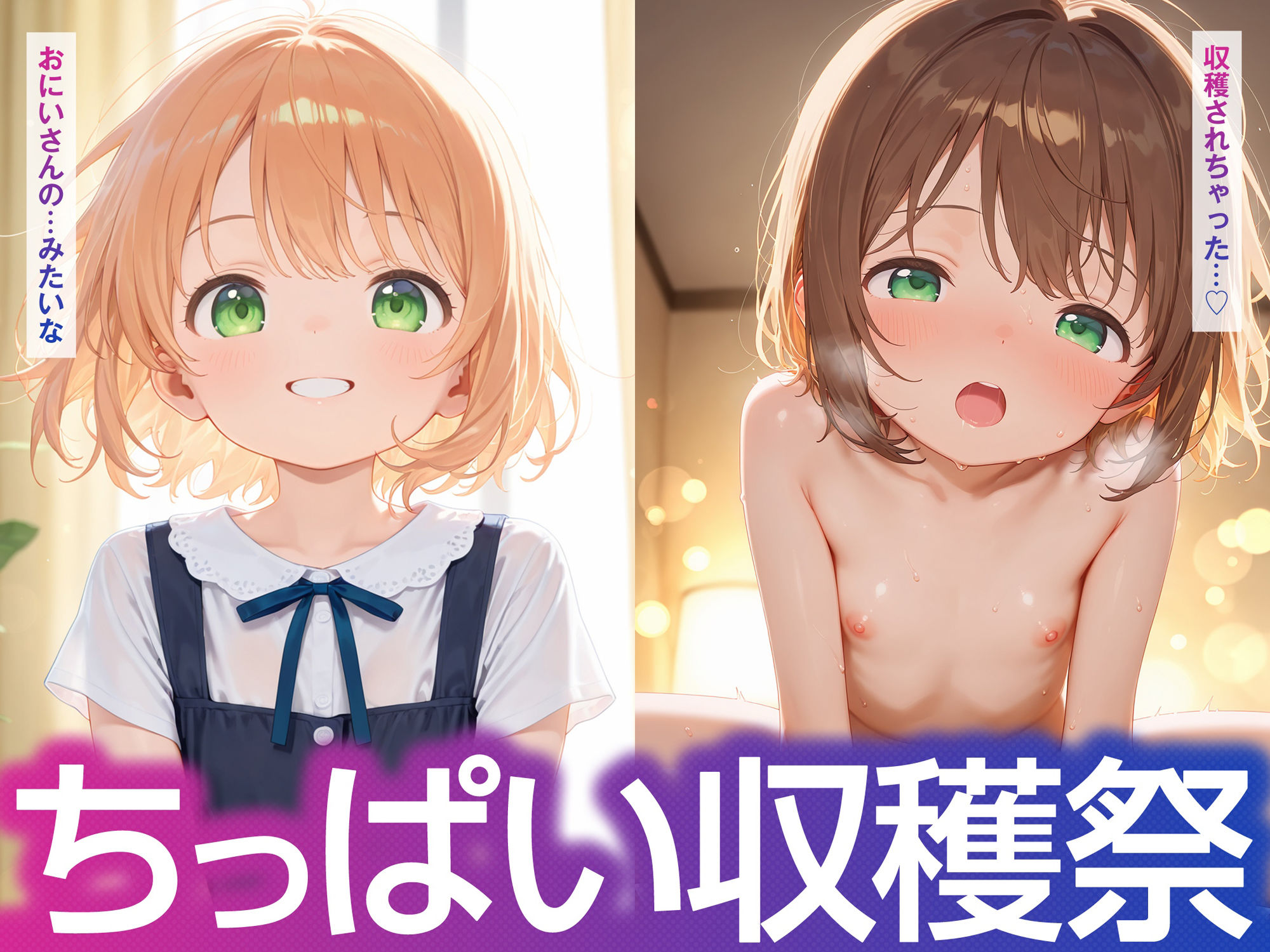 サンプル画像1:ちっぱい収穫祭(朝のテント) [d_593089]