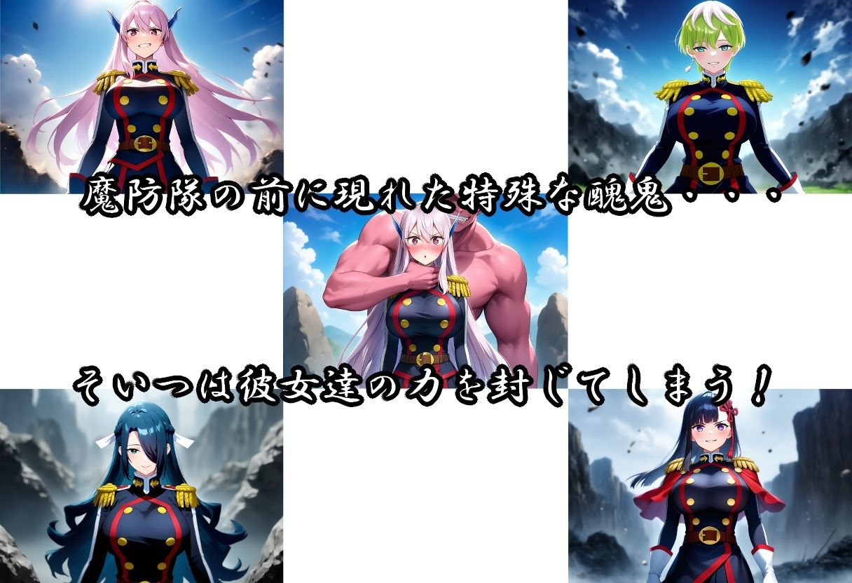 サンプル画像1:魔防隊は淫鬼に沈む(藍の函) [d_593099]