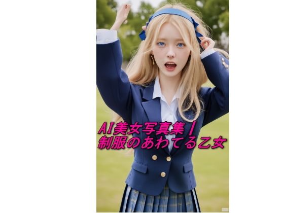 AI美女写真集┃制服のあわてる乙女【AI美女写真集┃清楚な大人】