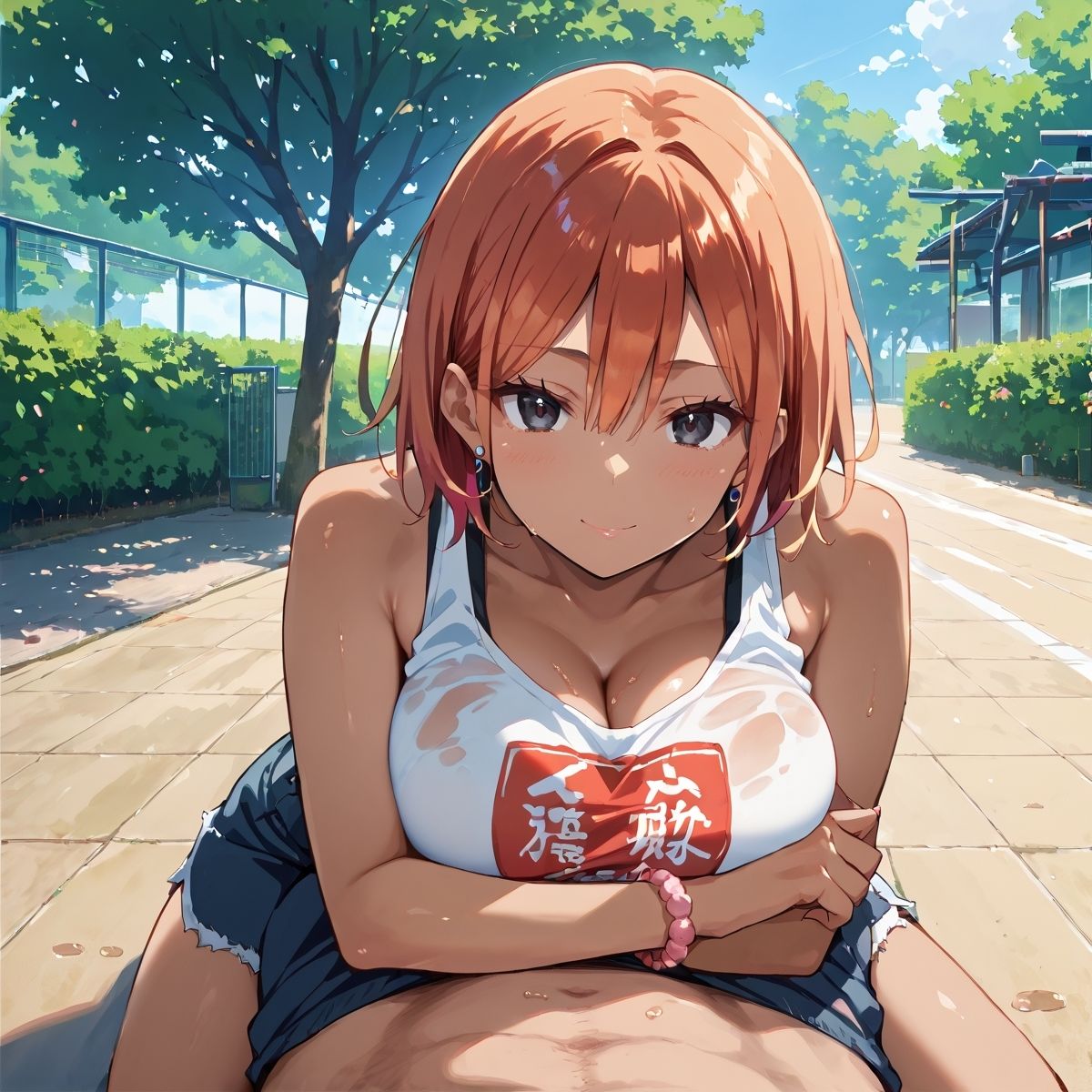 真夏の黒ギャル×タンクトップ中出し!【厳選画像389枚収録】Vol.7 画像8