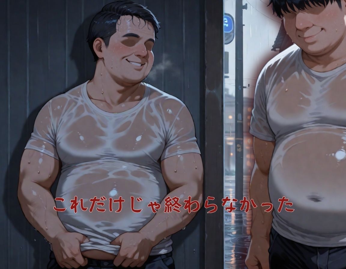 ゲリラ豪雨全身びしょ濡れ〜透けブラで興奮する男達〜レ〇プ編 画像7