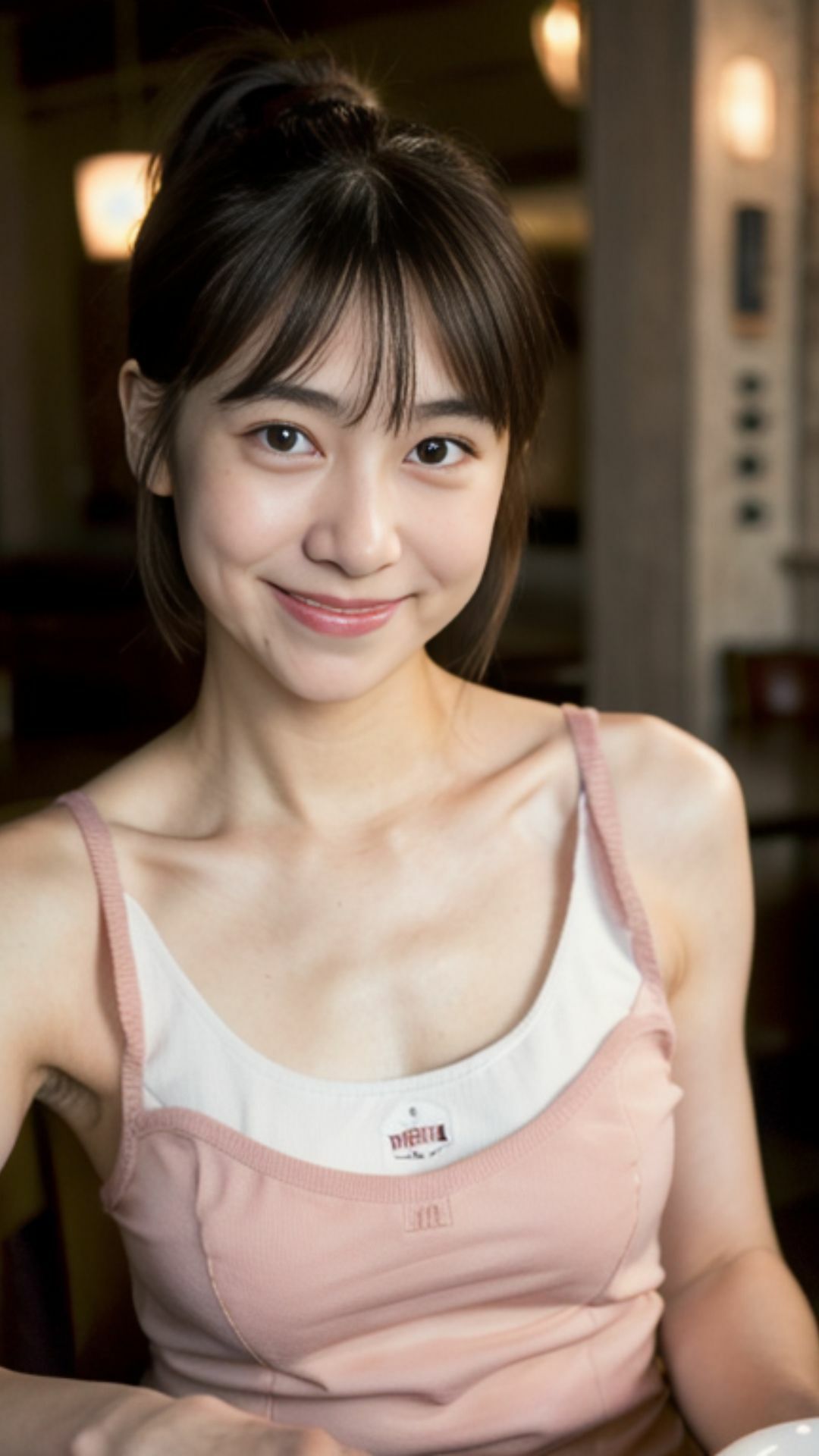 サンプル画像6:親の飲食店を手伝っていそうないいこがにじみでているかわいいかわいい看板娘(Cherry Boy) [d_593260]