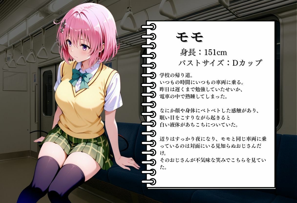 サンプル画像2:〜モモの通学路〜(ヒロイン) [d_593318]