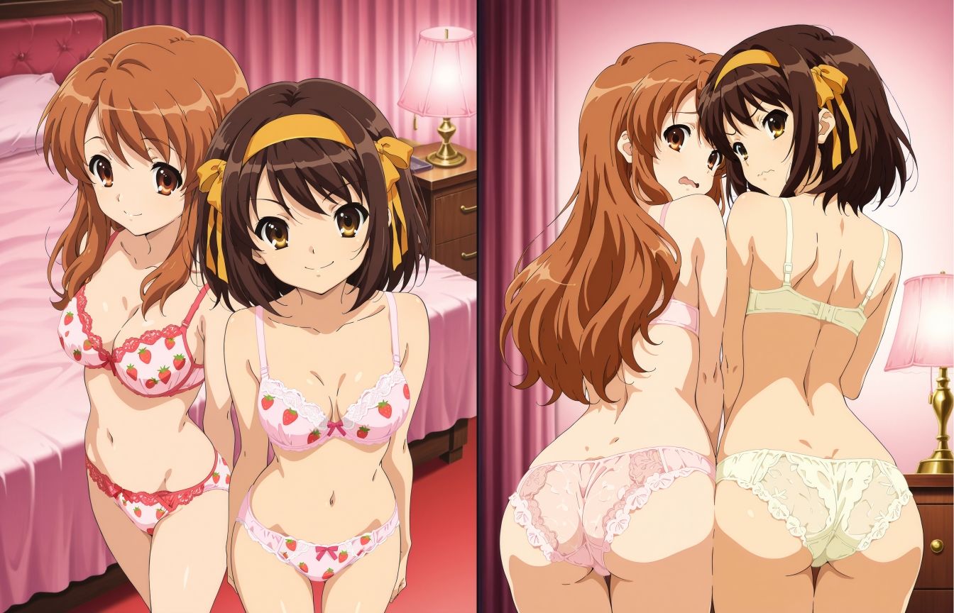 サンプル画像5:SOS団のパンツ(五本木ポメ) [d_593337]