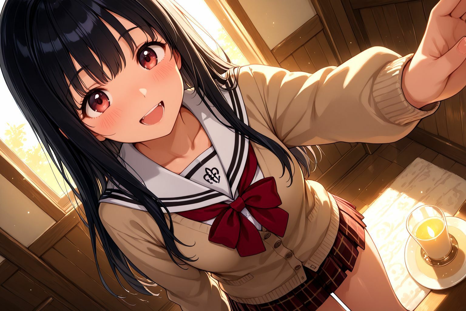黒髪ロングな美少女のえっちなパパ活記録 画像2