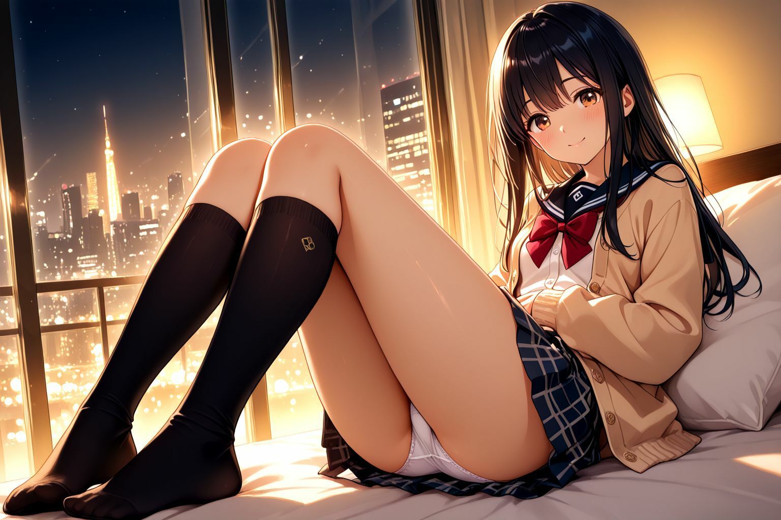 黒髪ロングな美少女のえっちなパパ活記録 画像4