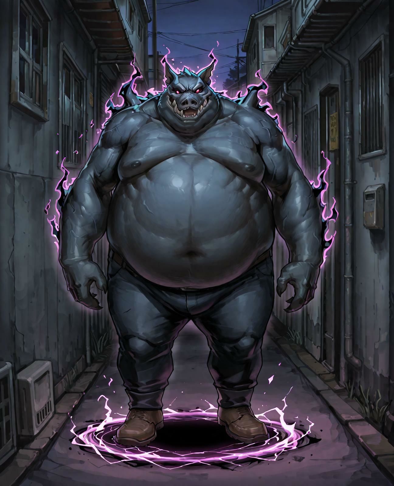 サンプル画像3:セーラーサターンはピッグマンと戦って敗北(Shedd) [d_593358]