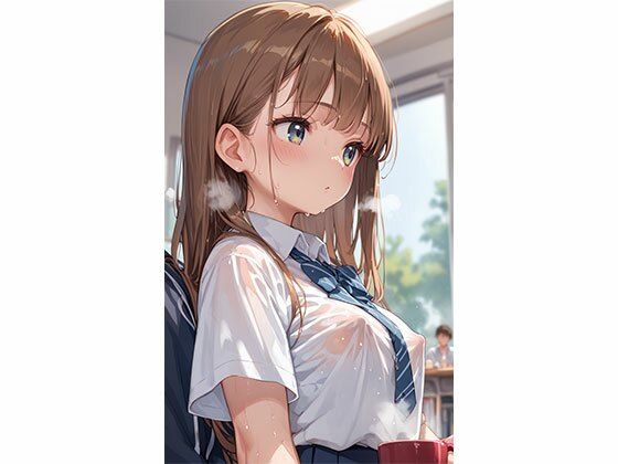 下着姿の美女JK 画像1