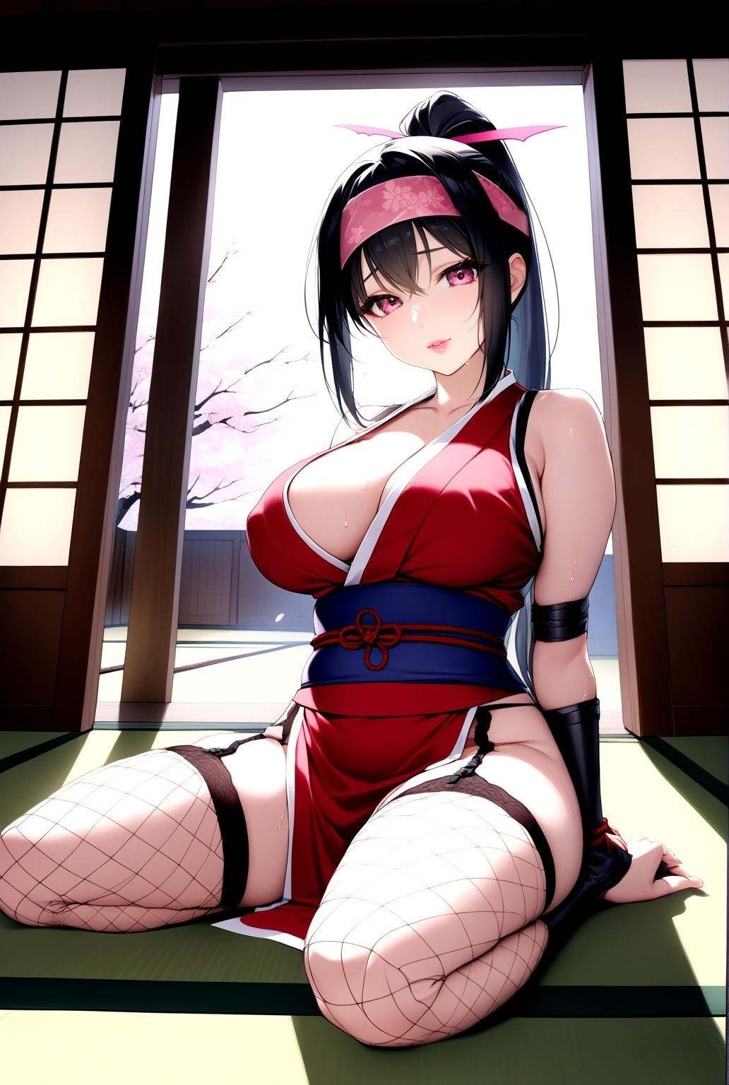縛られし巨乳くノ一 〜羞恥と快楽に沈む夜〜 画像1