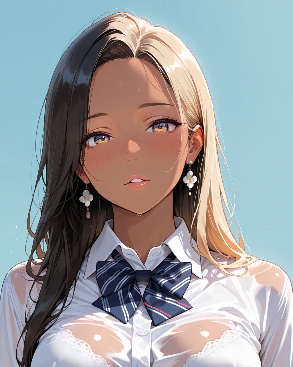 サンプル画像1:クラスの性処理係  生意気な黒ギャル編(パパイヤ) [d_593403]