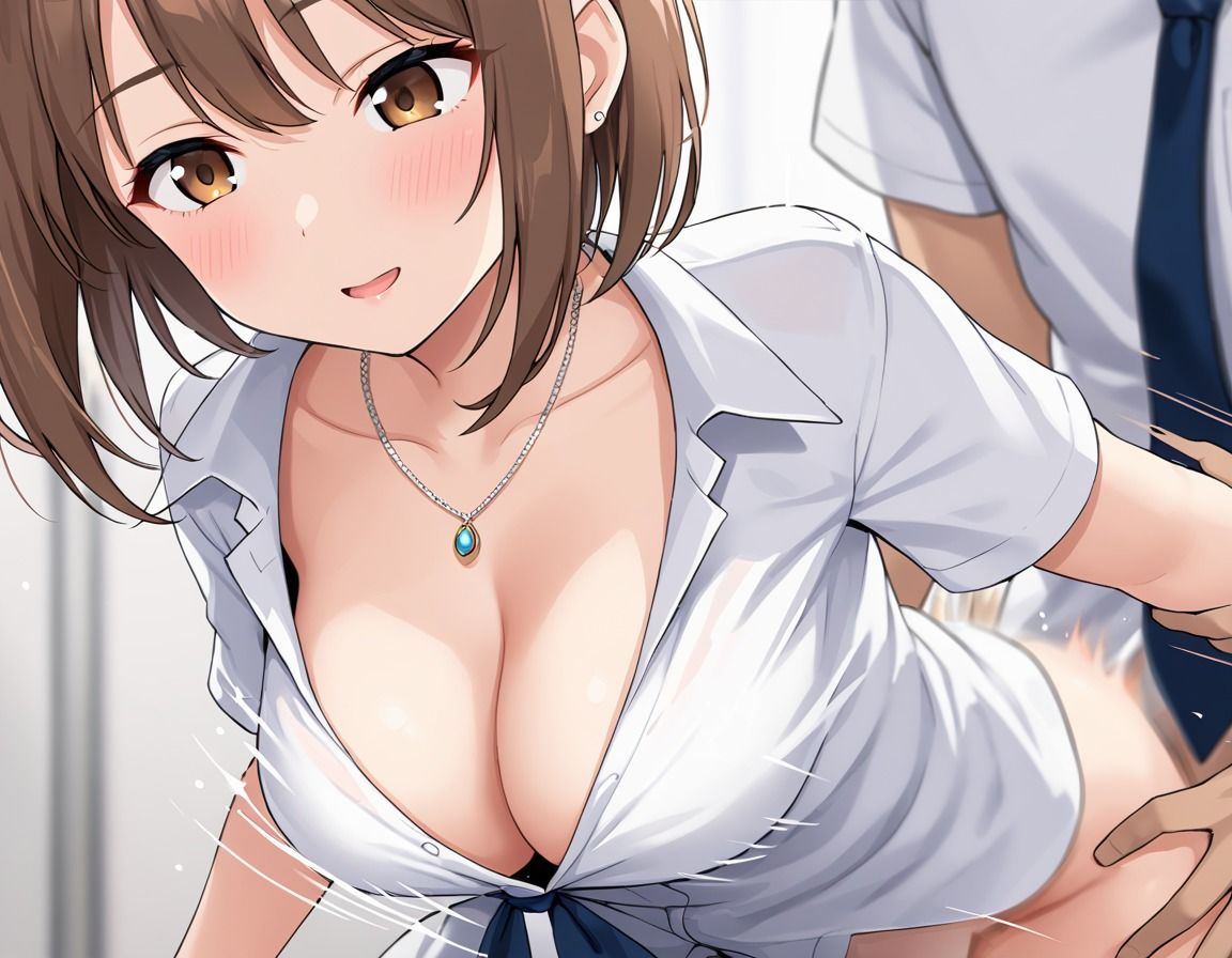 出張先で巨乳上司と相部屋不倫SEX 画像1