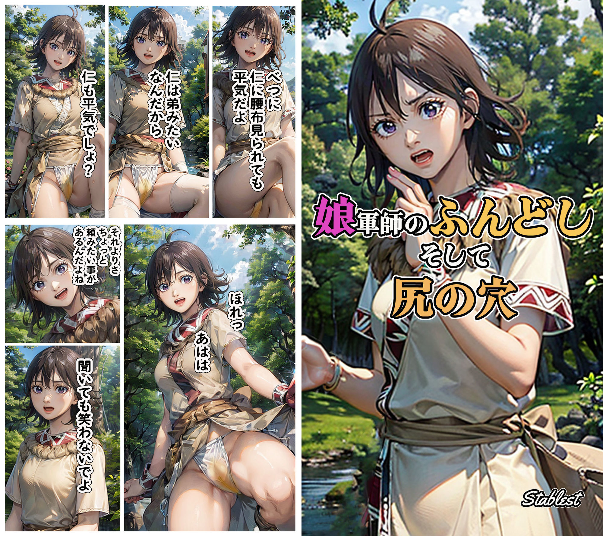 サンプル画像1:娘軍師のふんどしそして尻の穴(ステイブルスト) [d_593440]