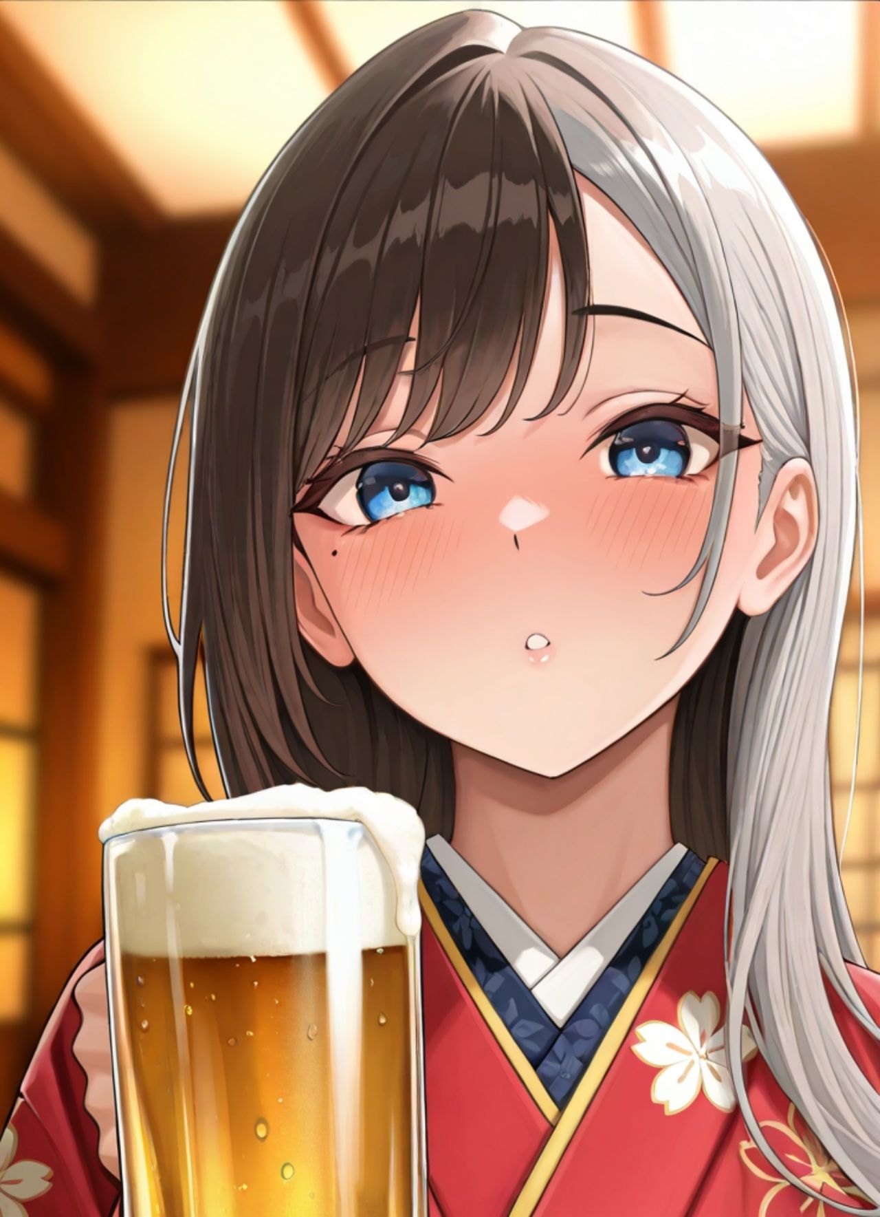 性育学院 NO.09 色白着物 画像1