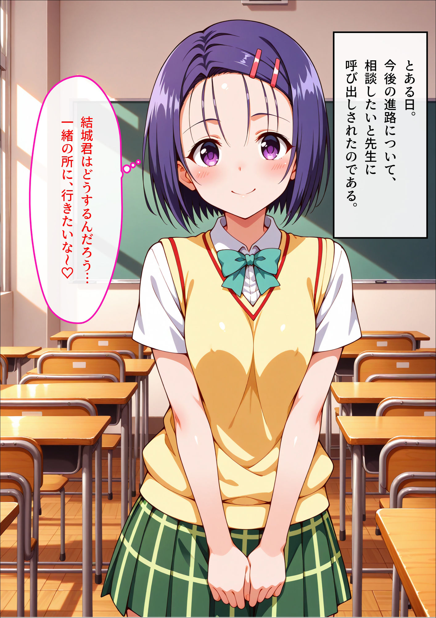 サンプル画像1:先生にハメられた春菜ちゃん(もしも☆アニ) [d_593510]