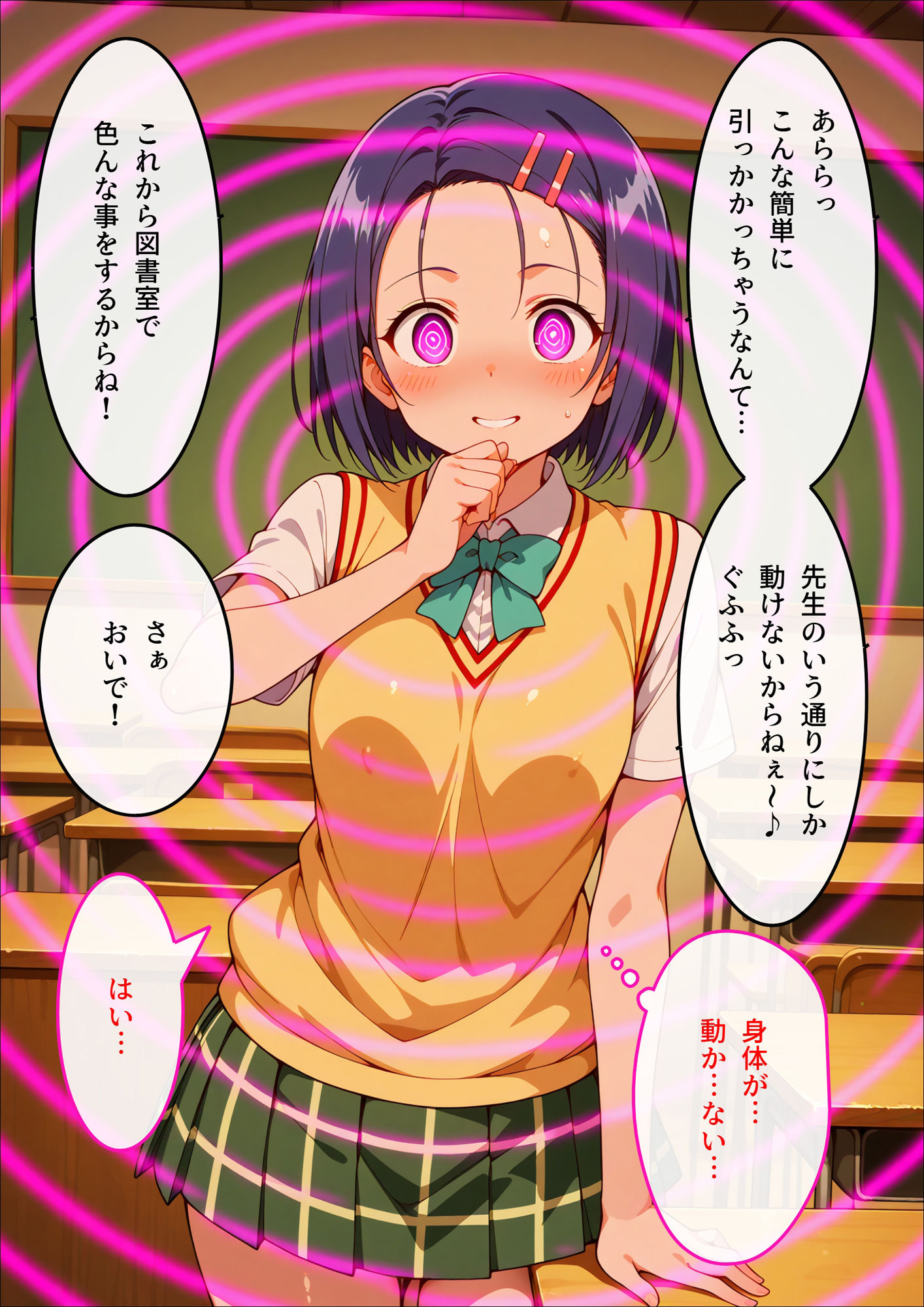 サンプル画像4:先生にハメられた春菜ちゃん(もしも☆アニ) [d_593510]