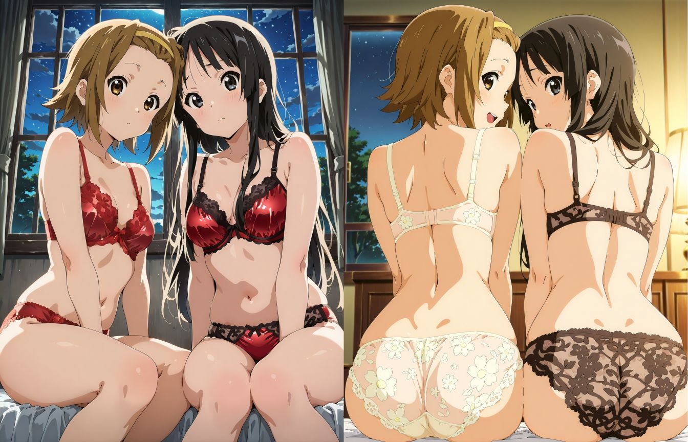 サンプル画像4:軽音部員のパンツ(五本木ポメ) [d_593516]