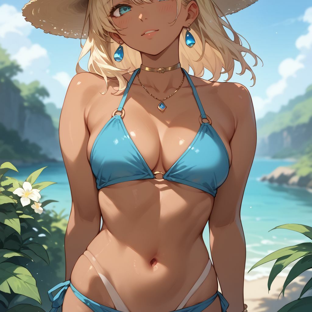 サンプル画像5:黒ギャルお姉さん〜土下座でお願いしてみた〜(ドストライク！) [d_593578]