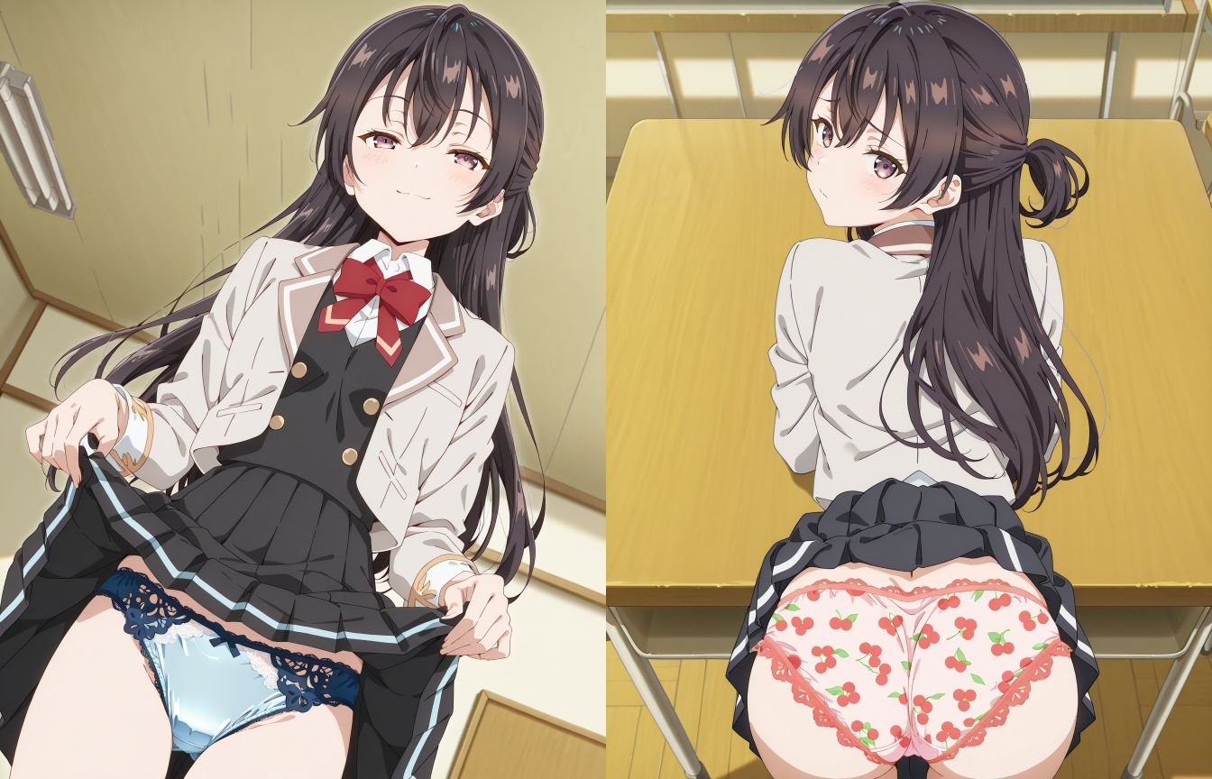 周防◯希のパンツ 画像1