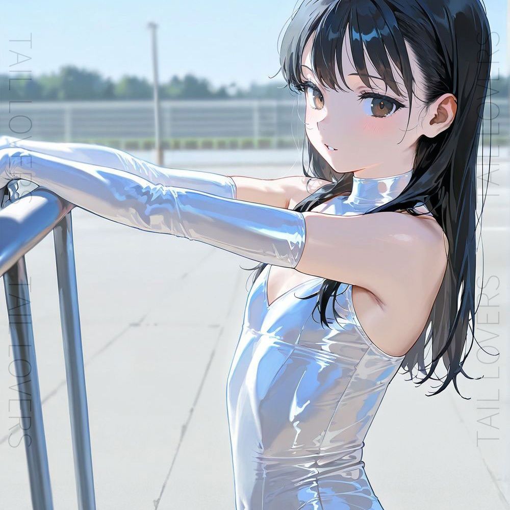 ツヤスベ衣装のレースクイーン|satin race queen【219枚+50秒moive】 画像2