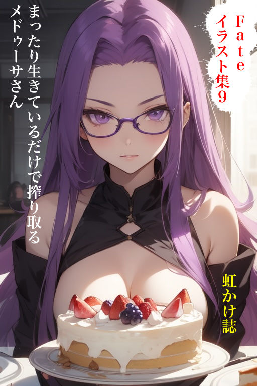 サンプル画像1:虹かけ誌  Fate イラスト集9 メドゥーサ（ライダー＆ランサー） まったり生きているだけで搾り取るメドゥーサさん(九情承太郎商店) [d_593848]