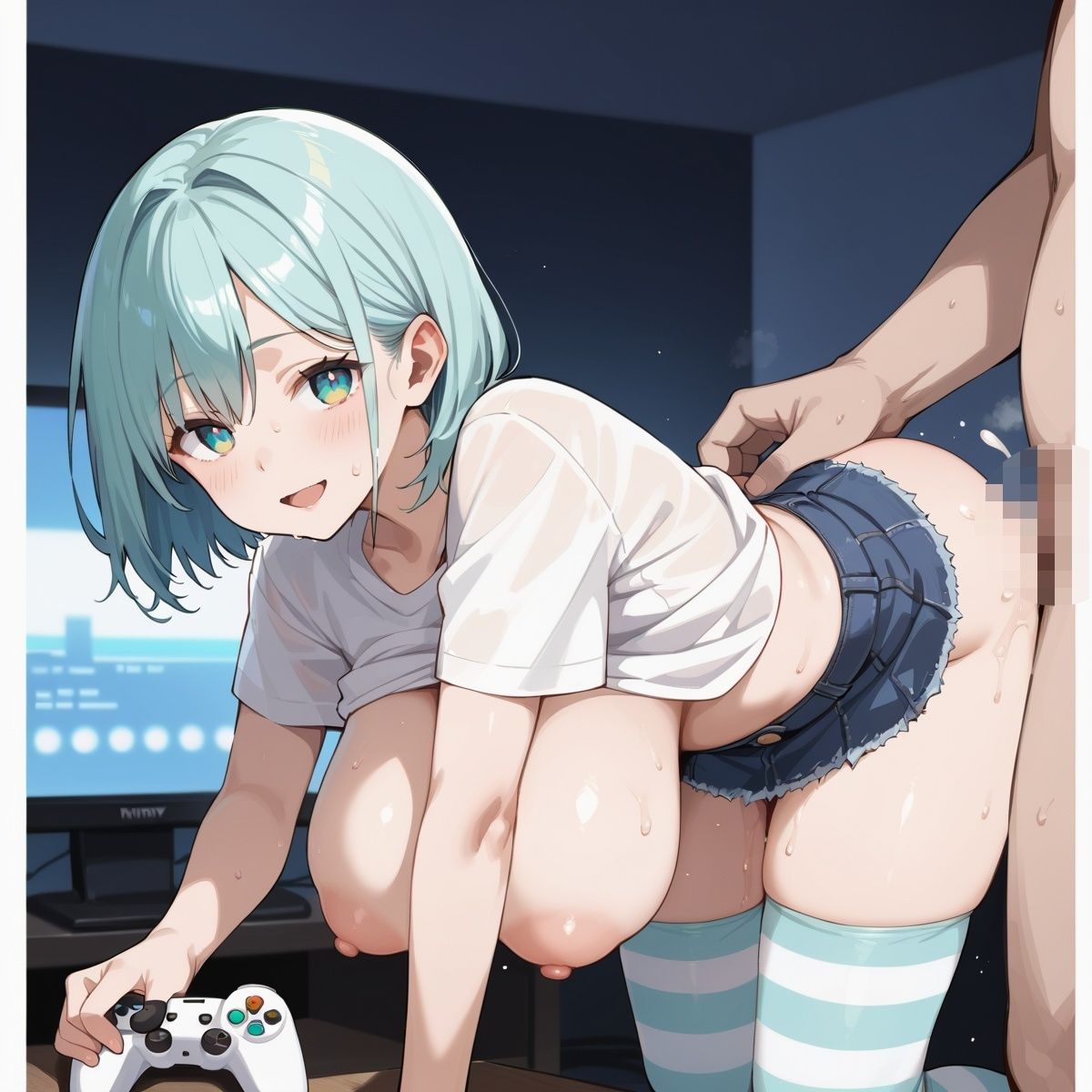 サンプル画像6:ゲーマー美少女中出しH！【厳選426枚収録】Vol.1(イセご無沙汰) [d_593861]