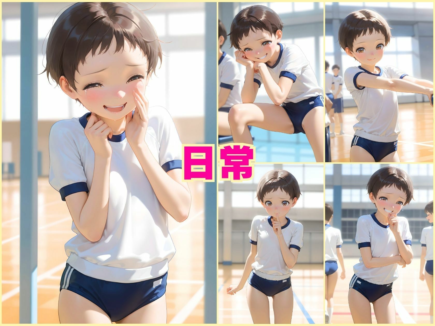 ブルマっ娘体育の授業ピュア系快活女子画像no.5