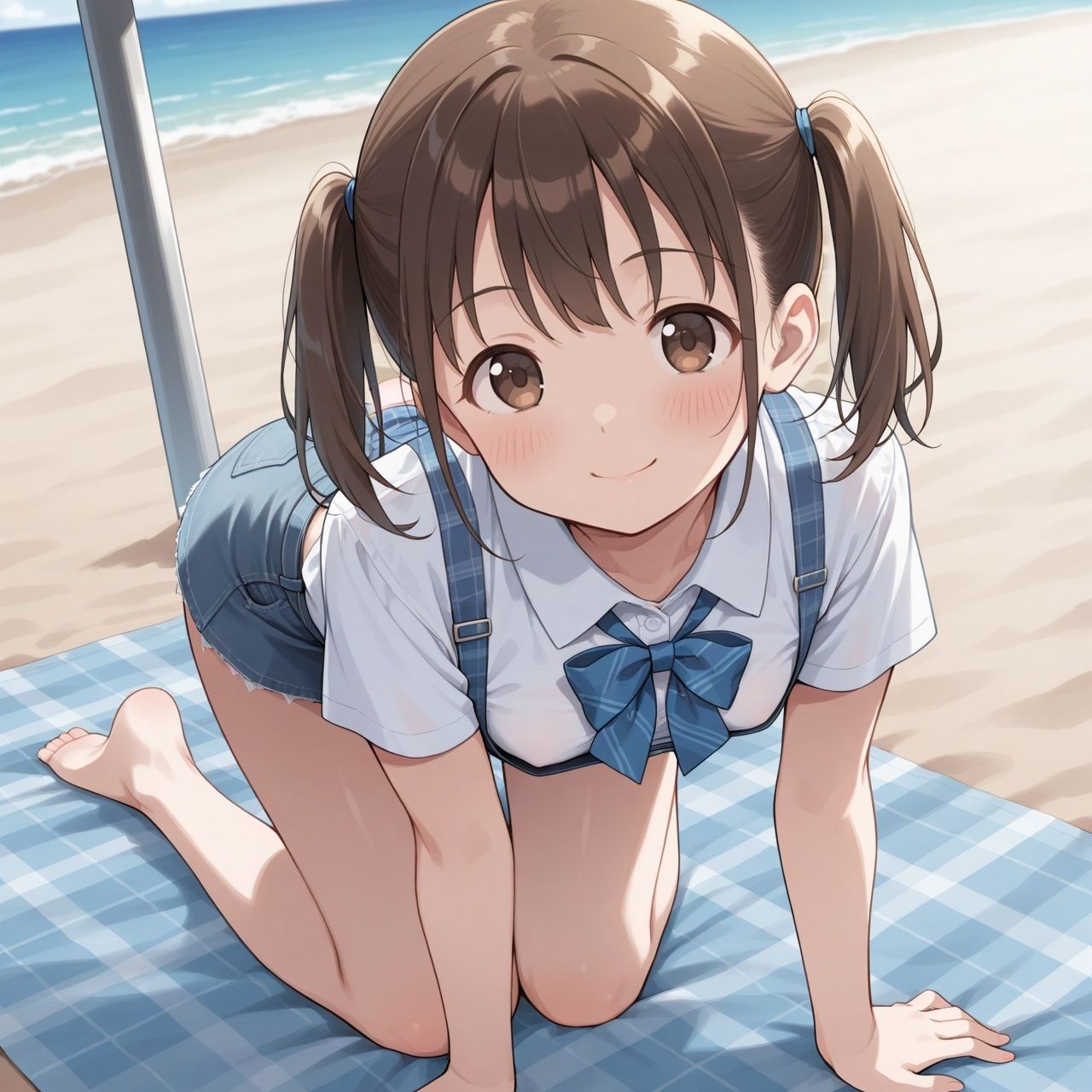 サンプル画像2:ちっぱいアイドルエリちゃん 卑猥裏営業で処女喪失(あめりかん極太ロリロリそーせーじ) [d_593982]