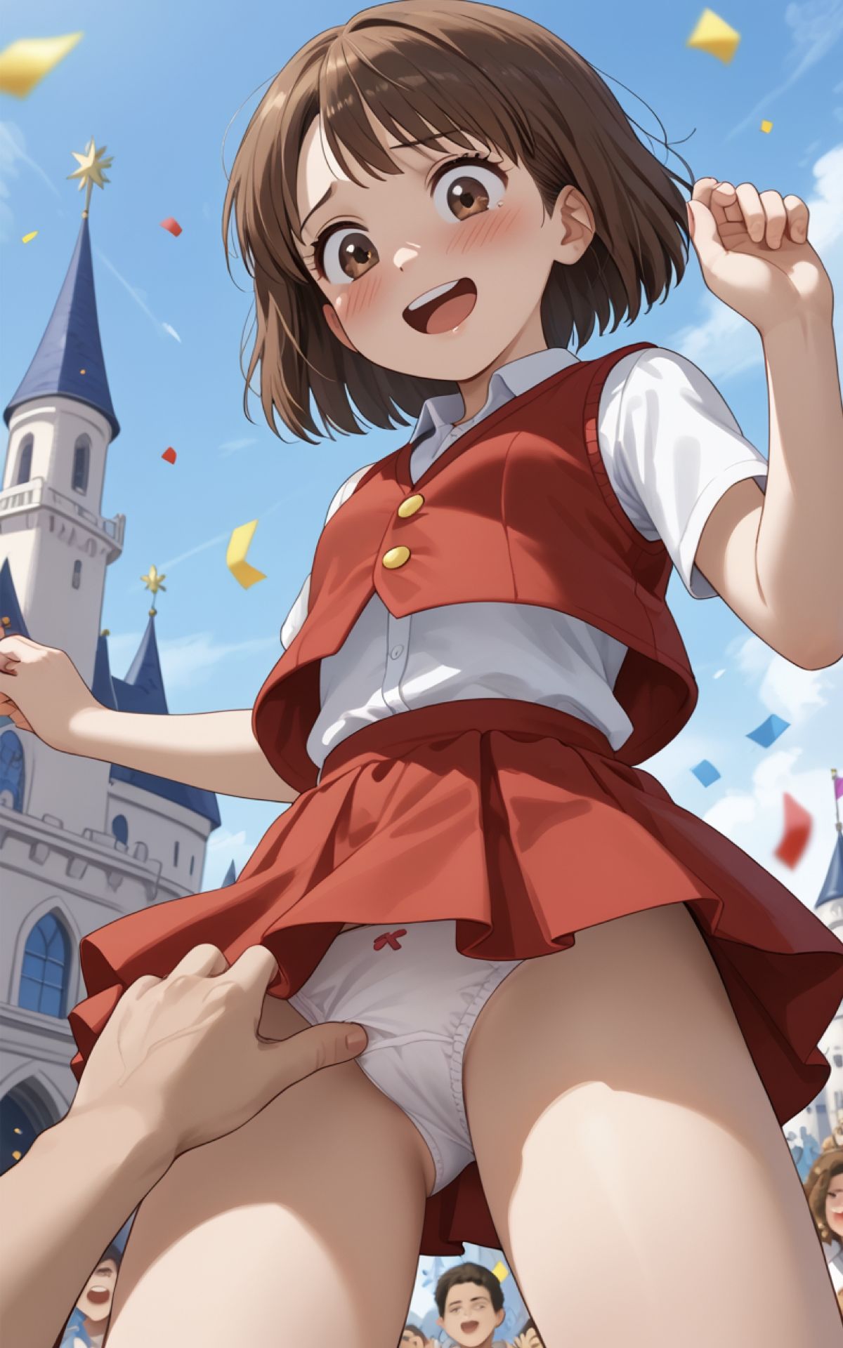 サンプル画像4:テーマパーク女子（1）(Yumeneko Factory) [d_593993]