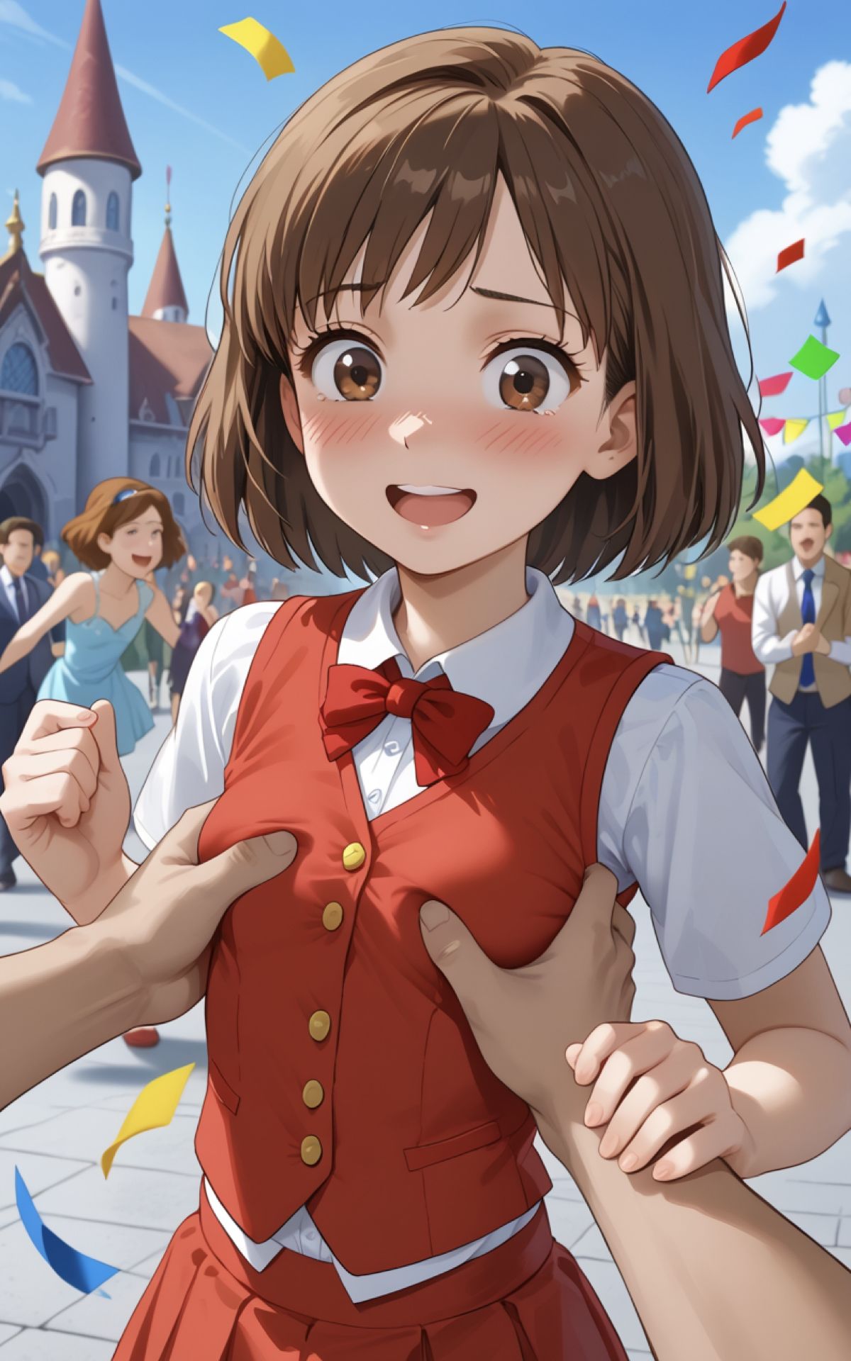 サンプル画像5:テーマパーク女子（1）(Yumeneko Factory) [d_593993]