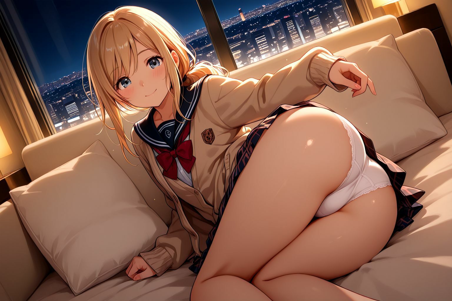 ブロンド学生美少女のえっちなパパ活記録 画像5