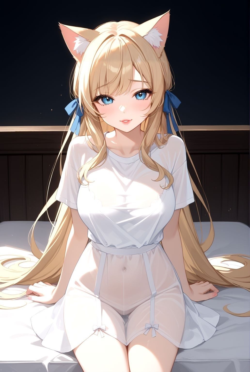 サンプル画像2:異世界から来た、ネコ耳少女と癒しの時間(けものクラブ) [d_594005]