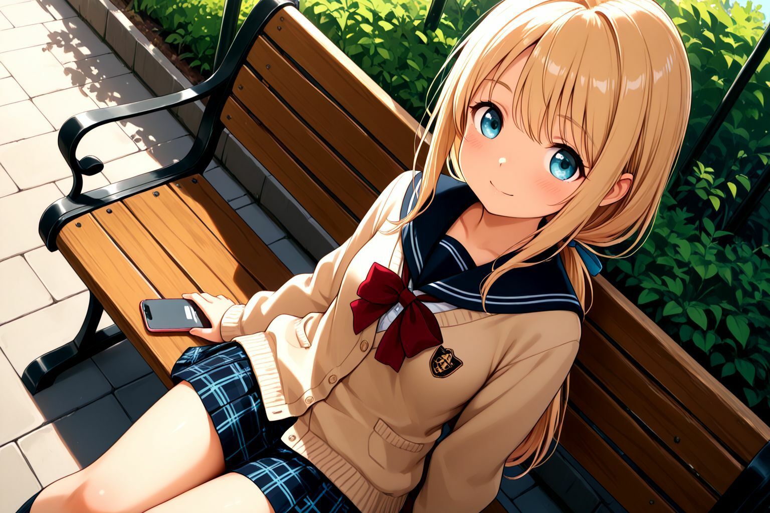 サンプル画像2:ブロンドちっぱい学生美少女のえっちなパパ活記録(しこしこ) [d_594012]