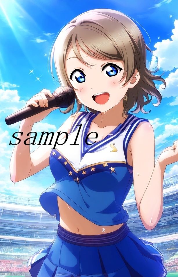 ラ〇ライブ!サ〇シャイン!!〜渡〇曜ちゃんCG集〜(乳首攻め、搾乳) 画像1