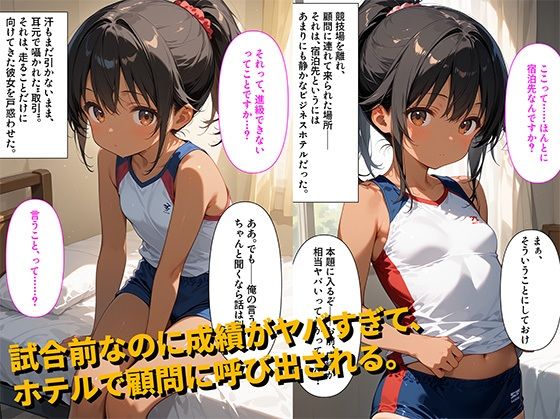【500枚】試合前に勉強の成績が下がったエースを救ったのは顧問による特別指導でした【日焼け運動部少女と中年顧問の初体験セックス】【初体験】 画像2