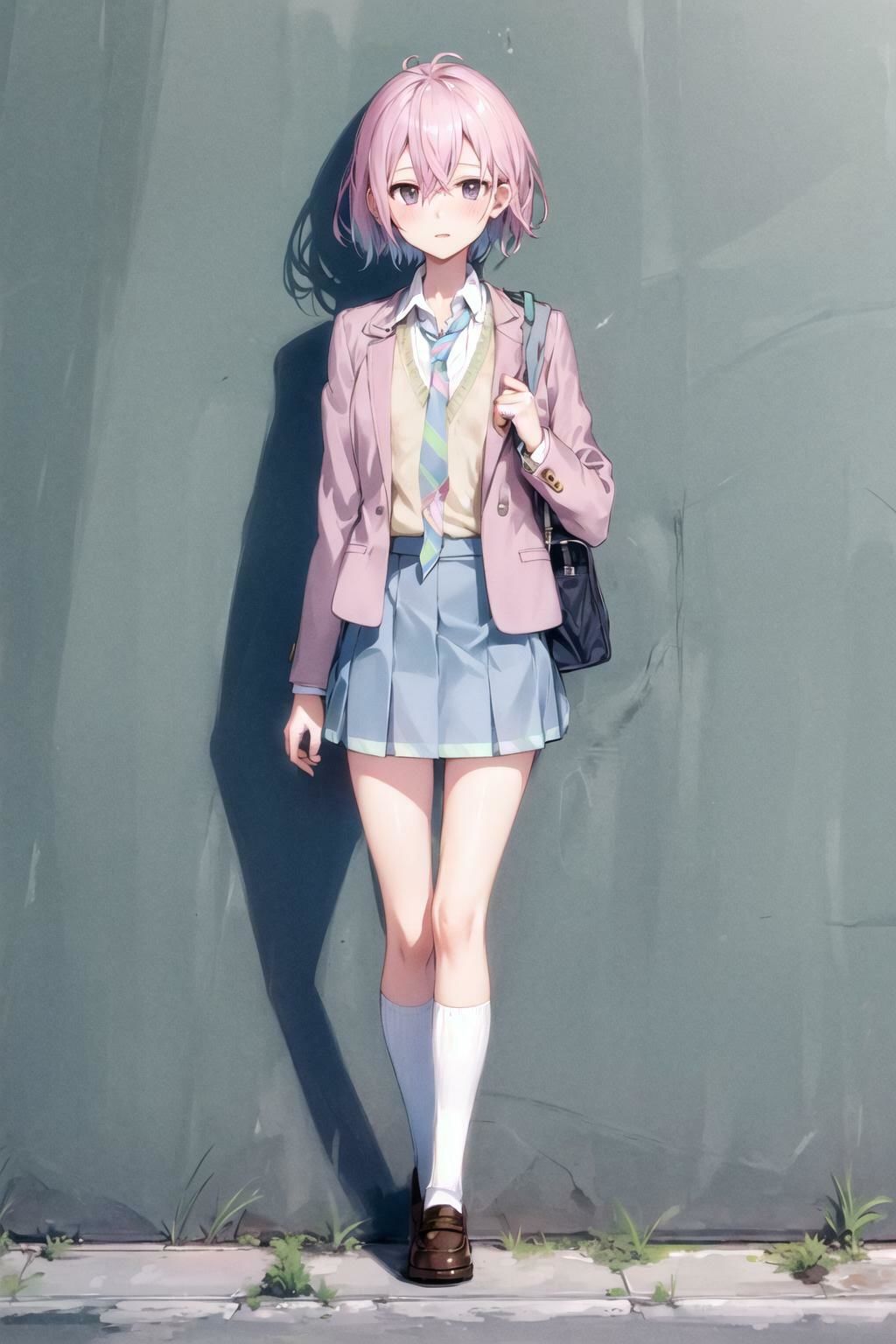 サンプル画像2:制服フェチ  朝の登校編(フェチ工房) [d_594046]