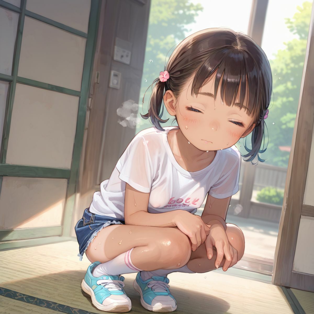 ちっぱい少女の日常?田舎育ちのちっぱい日焼け娘と夏休みデート?01画像no.2